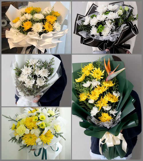 山西吕梁孝义市白事花束代送